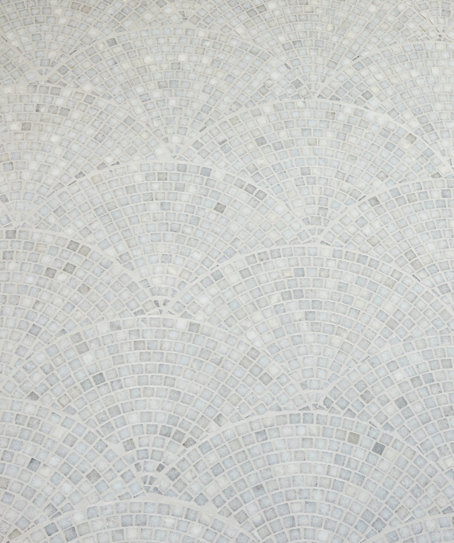 Ca' Pietra Long Island Marble Fan Mosaic Tiles at Source Tiles In Wandsworth SW18