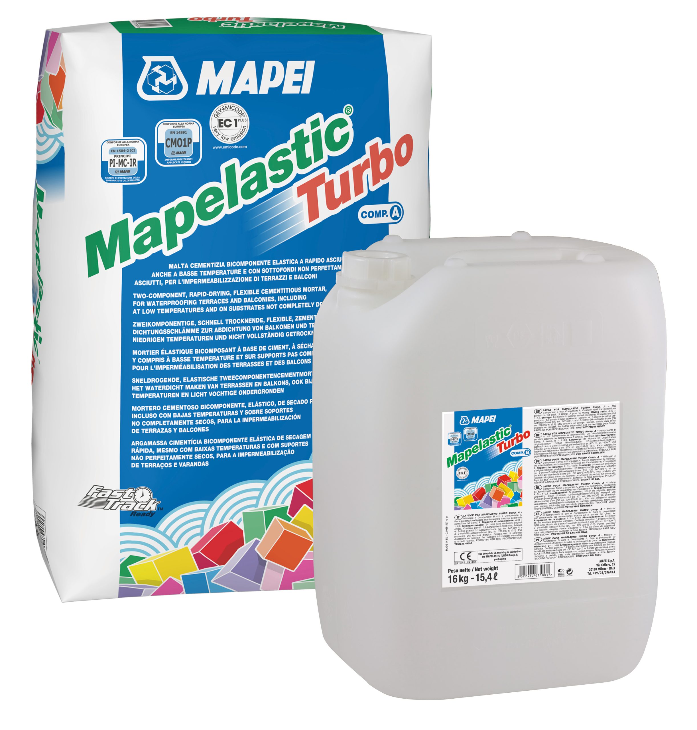 Mapei Mapelastic Turbo Mortar Waterproofing Terraces And Balconies   Mapei Mapelastic Turbo A20kg B16kg Int Scaled 