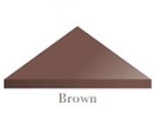 Original Style Victorian Floor brown triangle tile