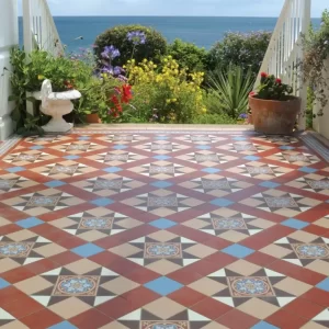Breamar 5 colour Original Style Victorian Floor Tile