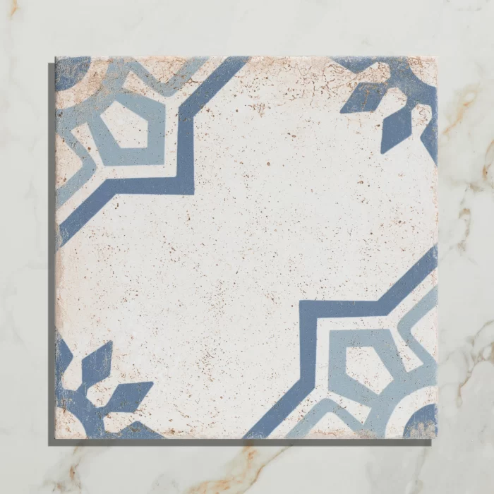 Ca' Pietra Belleville Porcelain Reness Blue Pattern tile