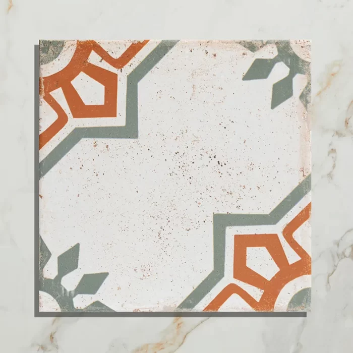 Ca' Pietra Belleville Porcelain Reness Green Pattern tile