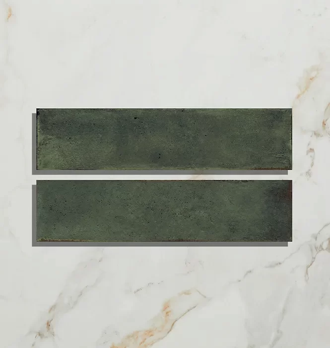 Ca' Pietra Foundry Porcelain Smeraldo Rectangular Green tile