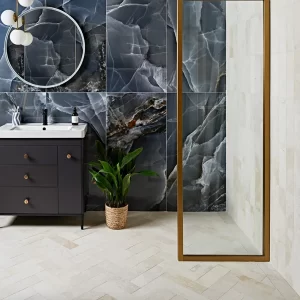 Ca' Pietra Hollywood Porcelain Blue Marble Effect