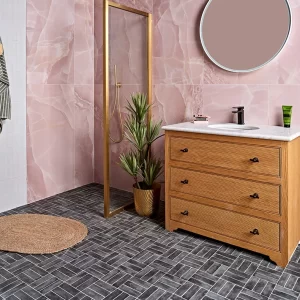 Ca' Pietra Hollywood Porcelain Rose Pink Marble Effect