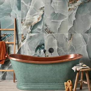 Ca' Pietra Hollywood Porcelain Turquoise Marble Effect