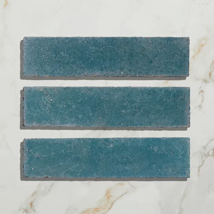 Ca' Pietra Reformed Stone Aqua Parquet Style Blue rectangle