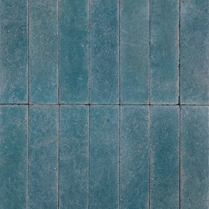 Ca' Pietra Reformed Stone Aqua Parquet Style Blue tile