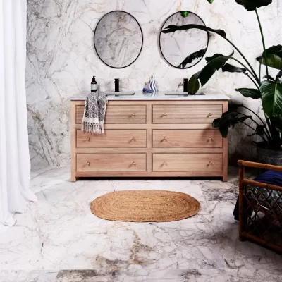 Marble tiles Ca' Pietra Sculpture Ultima Porcelain Invisible Blue Marble Effect