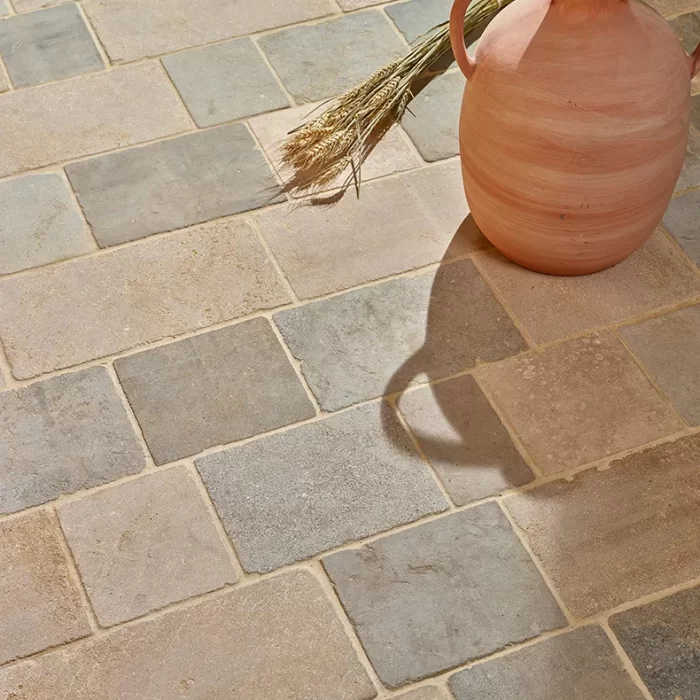 Ca' Pietra Castilan Limestone Cobble Floor Tiles