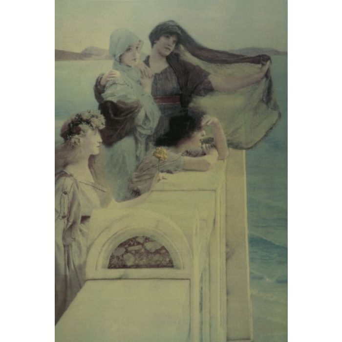 Alma-Tadema At Aphrodite’s Cradle Masterpiece Tile