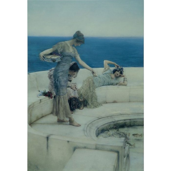 Alma-Tadema Silver Favourites Masterpiece Tile