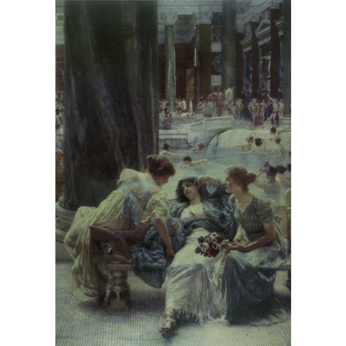 Alma-Tadema The Baths Of Caracalla Masterpiece Tile