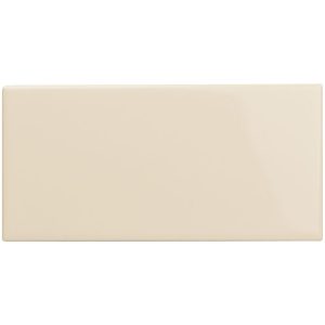 County White Rounded Short Edge Tile