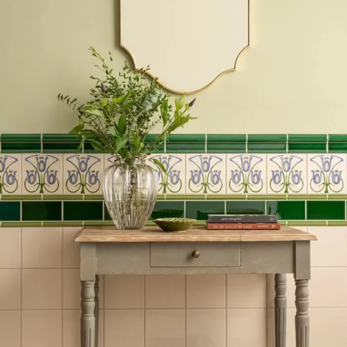 Liberty Tube-Lined Single Tile on County White original style