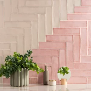 Montblanc Pink 30x7.5cm Tile by Original Style