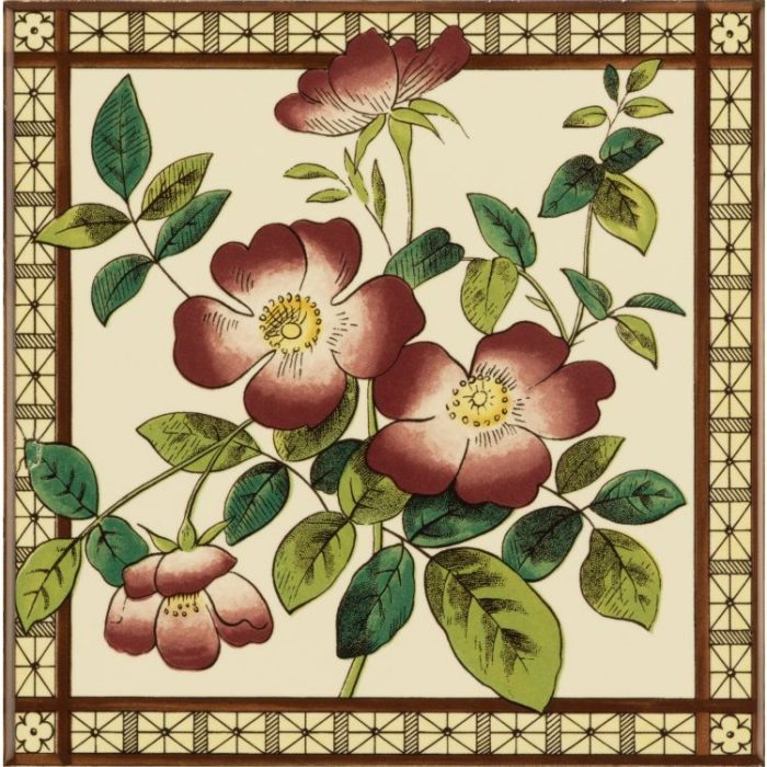 Sweetbriar Single Tile on County White