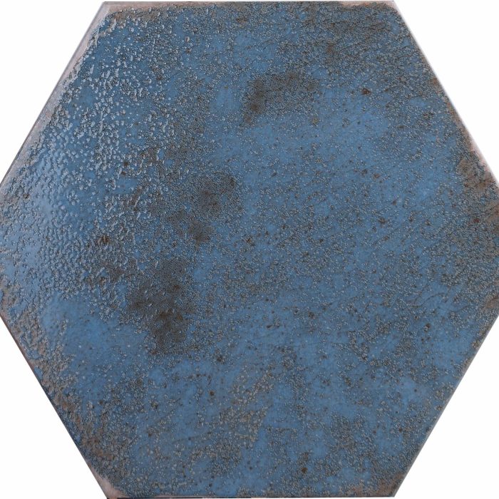 Oken Hexagon Blue Brick 23.2 x 26.7cm Tiles