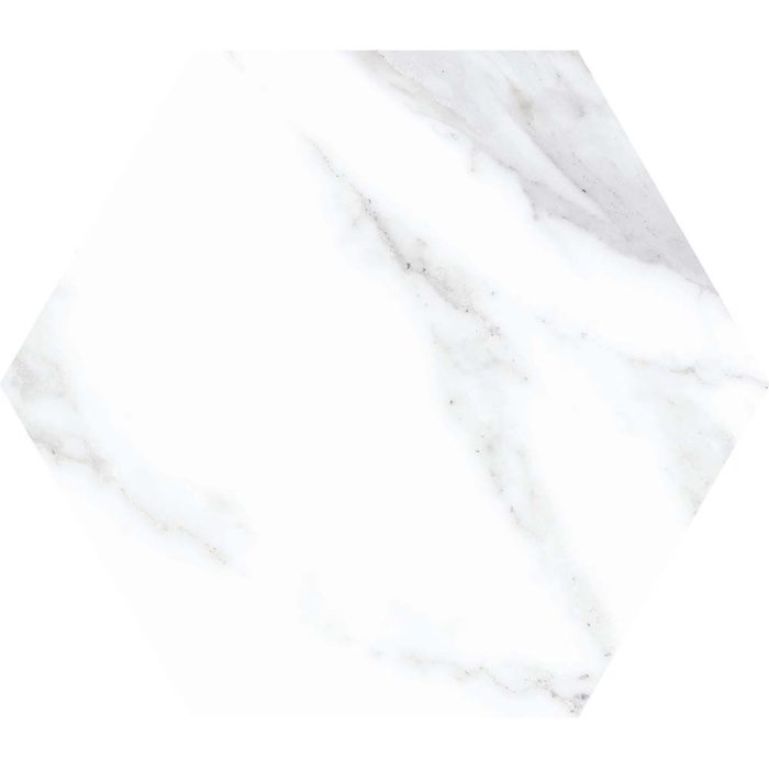 Hex Marble Glazed Porcelain Wall & Floor Tile