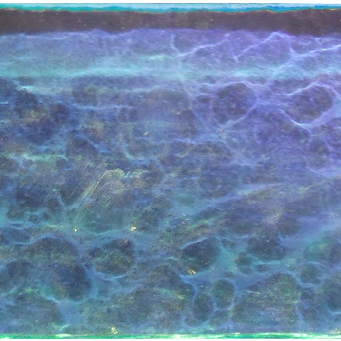 Blue Gloss Brick Glass Tile mosaic