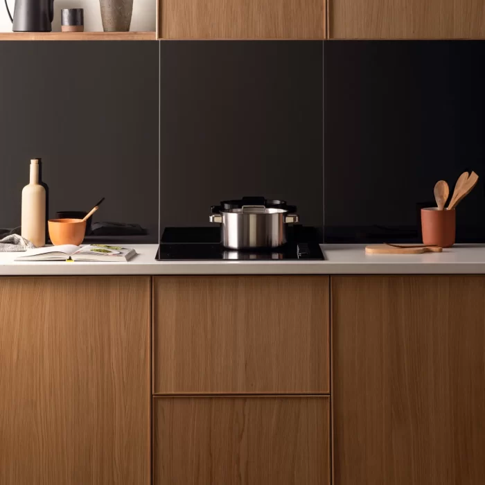 Dark Kitchen Splashback Tiles