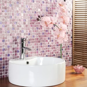 Orchid Blush Multicoloured Mosaic