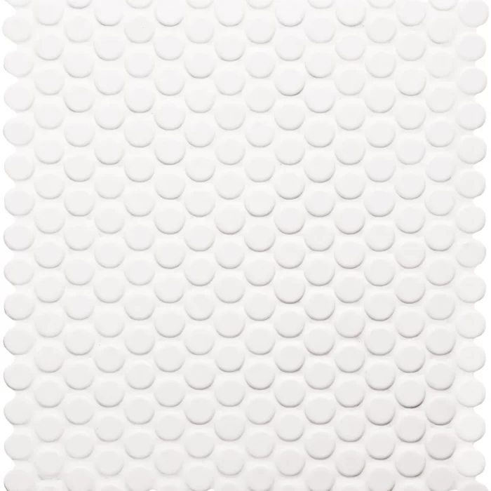 Moonbeam Penny Round Mosaic sheet