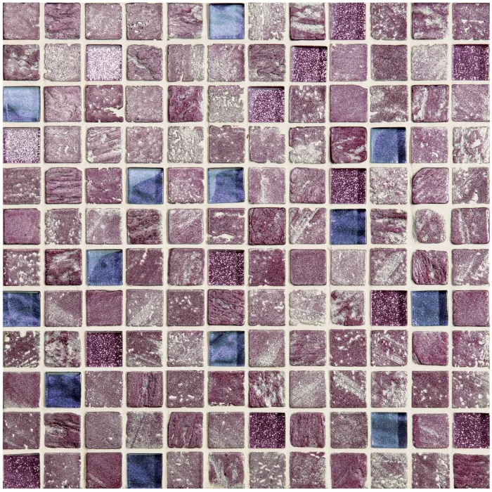 Orchid Blush Multicoloured Mosaic sheet