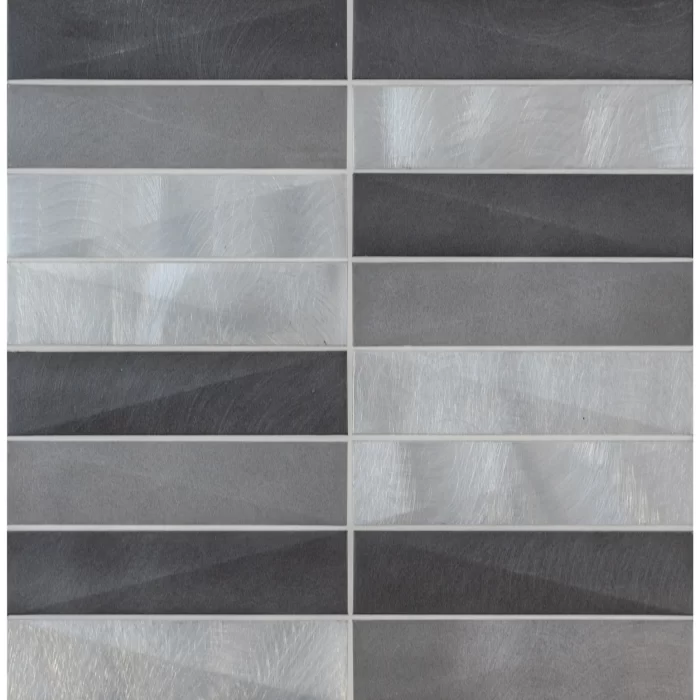 Dreadnought Silver Grey Wall Mosaic sheet