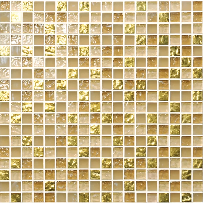 Orla Gold Looking Glass Mosaic Tile