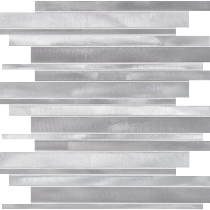 Shard Grey Stack Mosaic Sheet