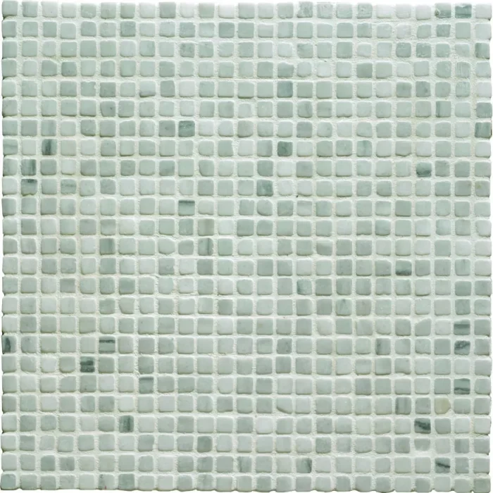 Grisaille 10mm Tumbled Marble Mosaic sheet