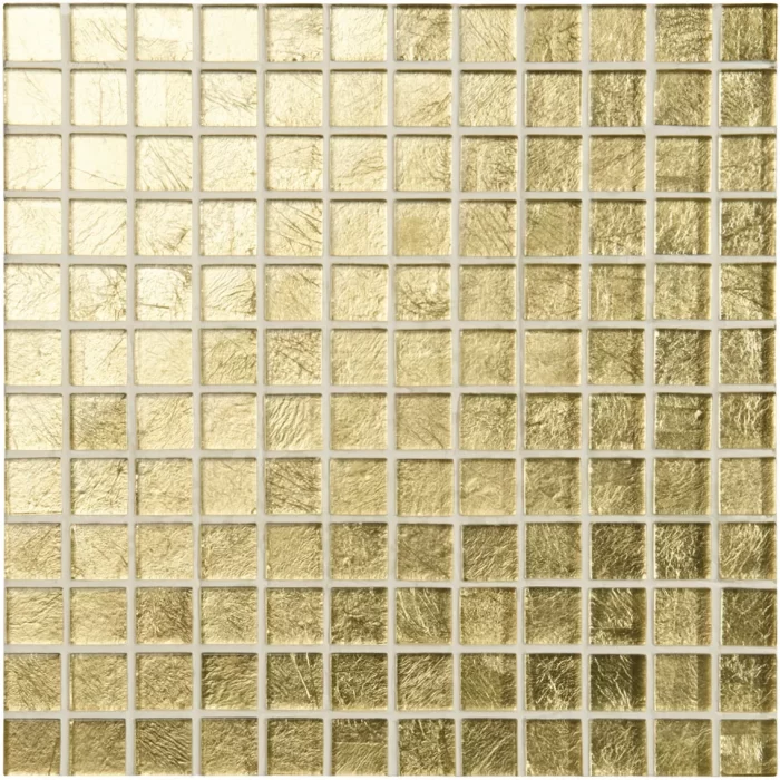 Bullion Gold Looking Glass Mosaic Sheet