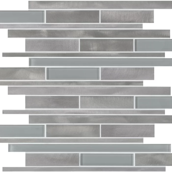 Chrysler Grey Uneven Brick Wall Mosaic sheet