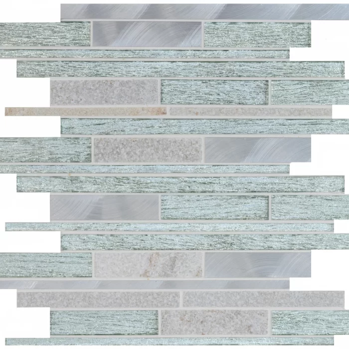 Khalifa Platinum Silver Wall Mosaic Sheet