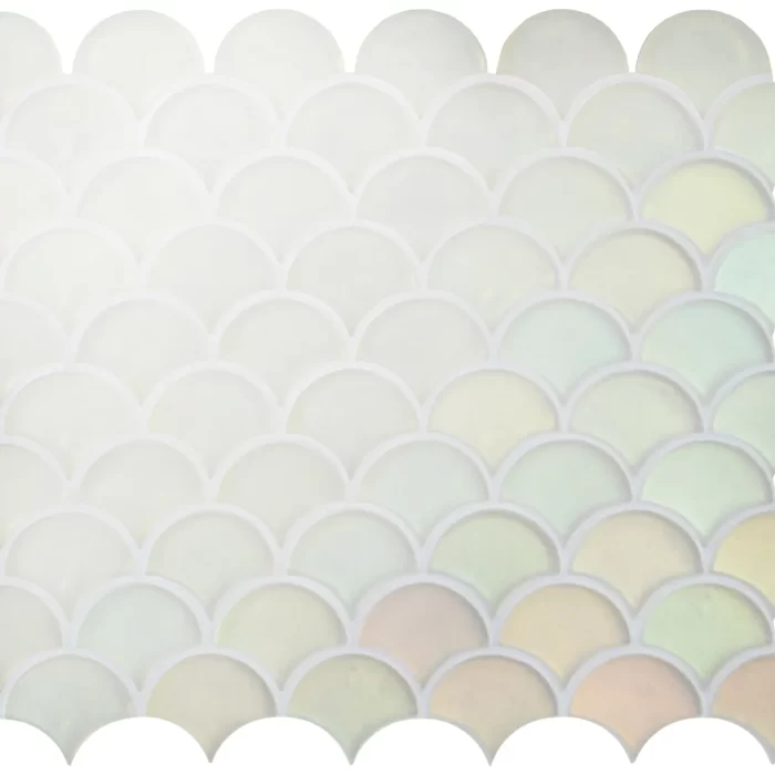 Pearl Scale Frosted Scallop Mosaic