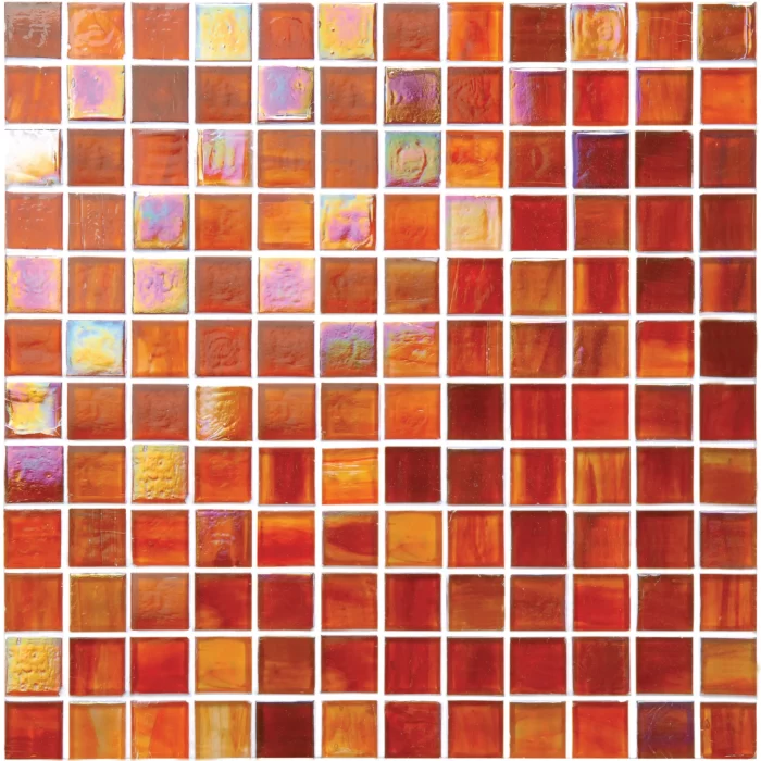 Strawberry Multi Coloured Mosaic Sheet