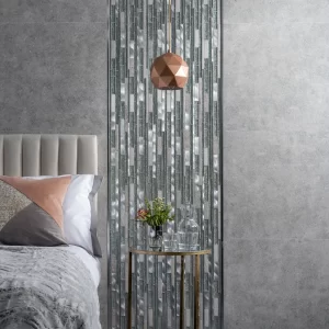 Khalifa Platinum Silver Wall Mosaic