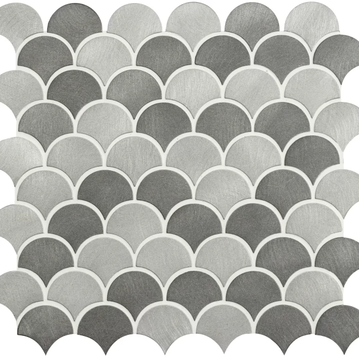 Skaro Scallop Shape Mosaic Sheet