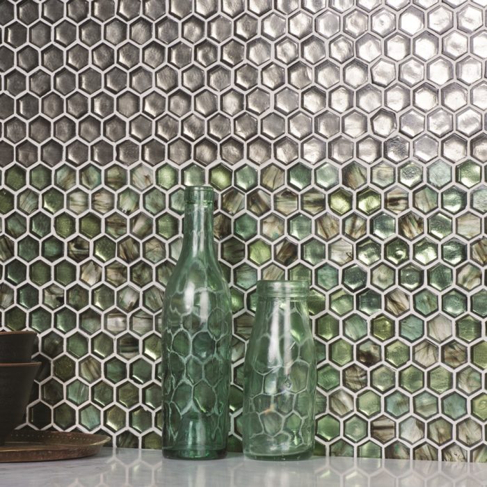 Poona Hexagon Mosaic Sheets