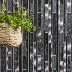 Bamboo Silver Forest Mosaic