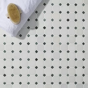 White Octagon 48mm Mosaic