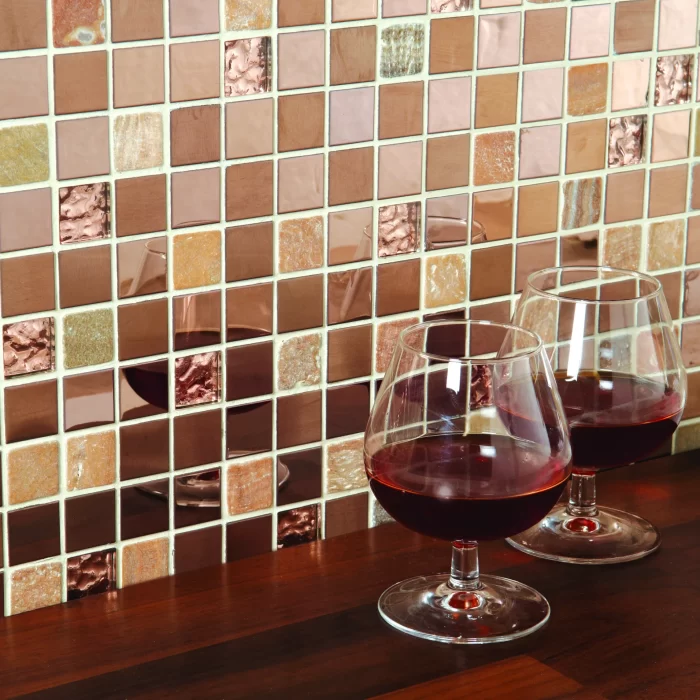 Dusky Browns Mosaic Tile