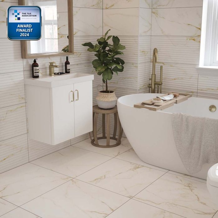 Verona Goldman Décor Marble Style Ceramic Matt Wall Tile