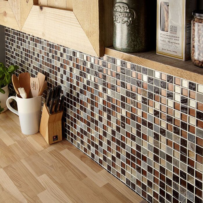 Cascade Glass & Stone Mix Mosaic tile