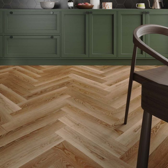 l10050 Verona Burnham Golden Oak Herringbone Clicklux Flooring