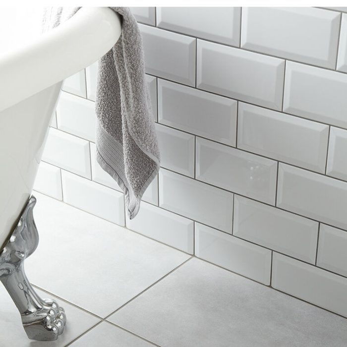 Verona Metro White Gloss Wall Tile