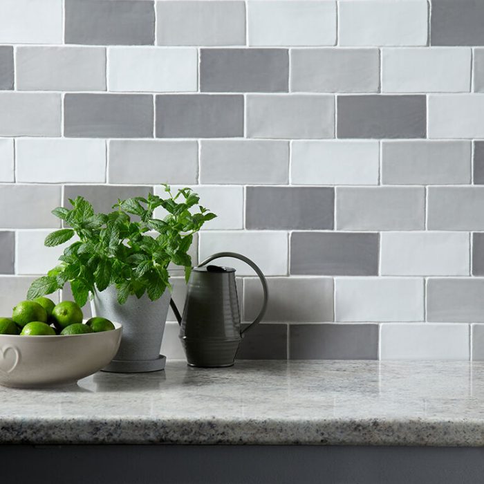 Verona Handmade Dove Gloss Wall Tiles