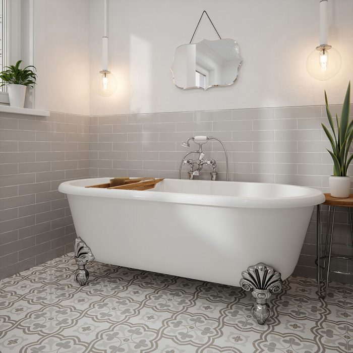 Handmade Grigio Ceramic Wall