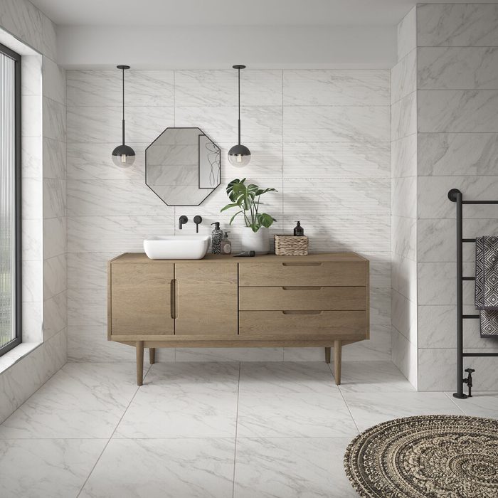 Verona Terma White Wall & Floor Tile